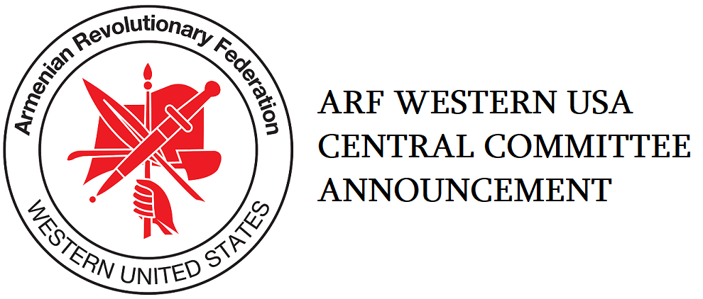 ARF WESTERN USA CENTRAL COMMITTEE ANNOUNCEMENT