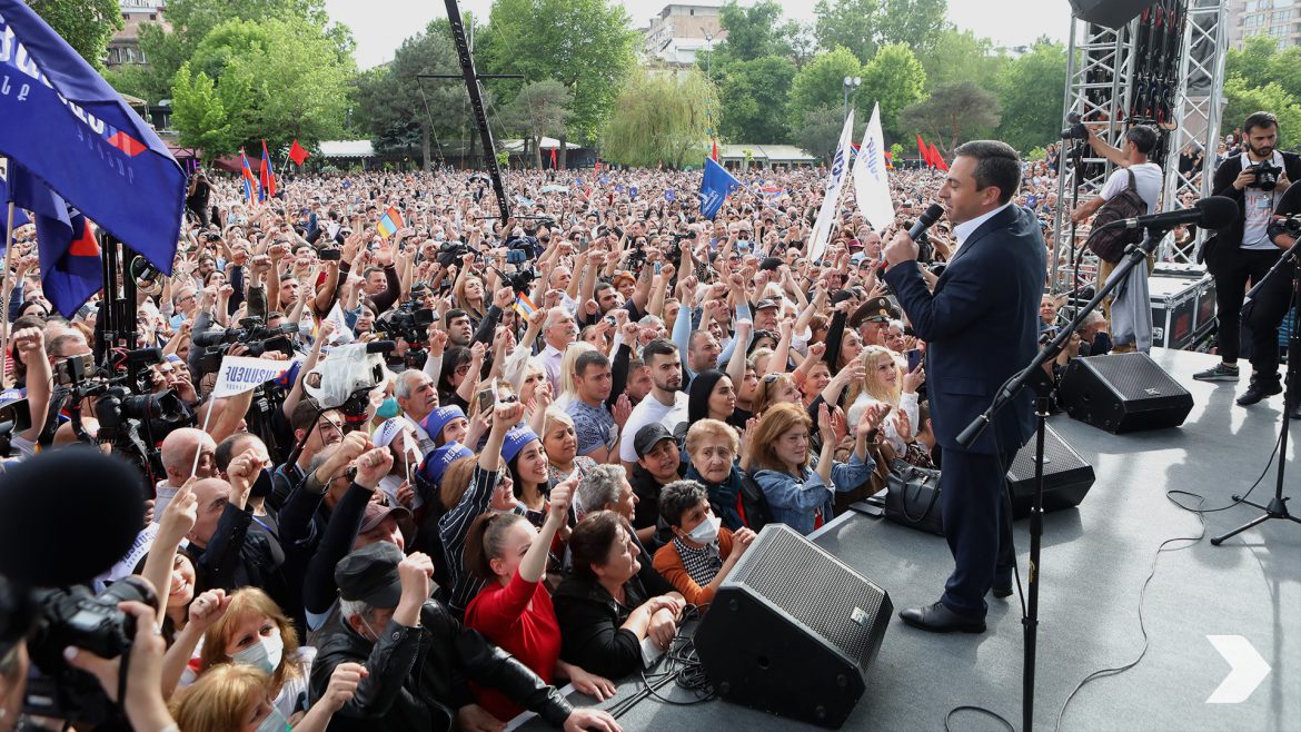 Ishkhan Saghatelyan’s Address at Victory Day Rally in Yerevan