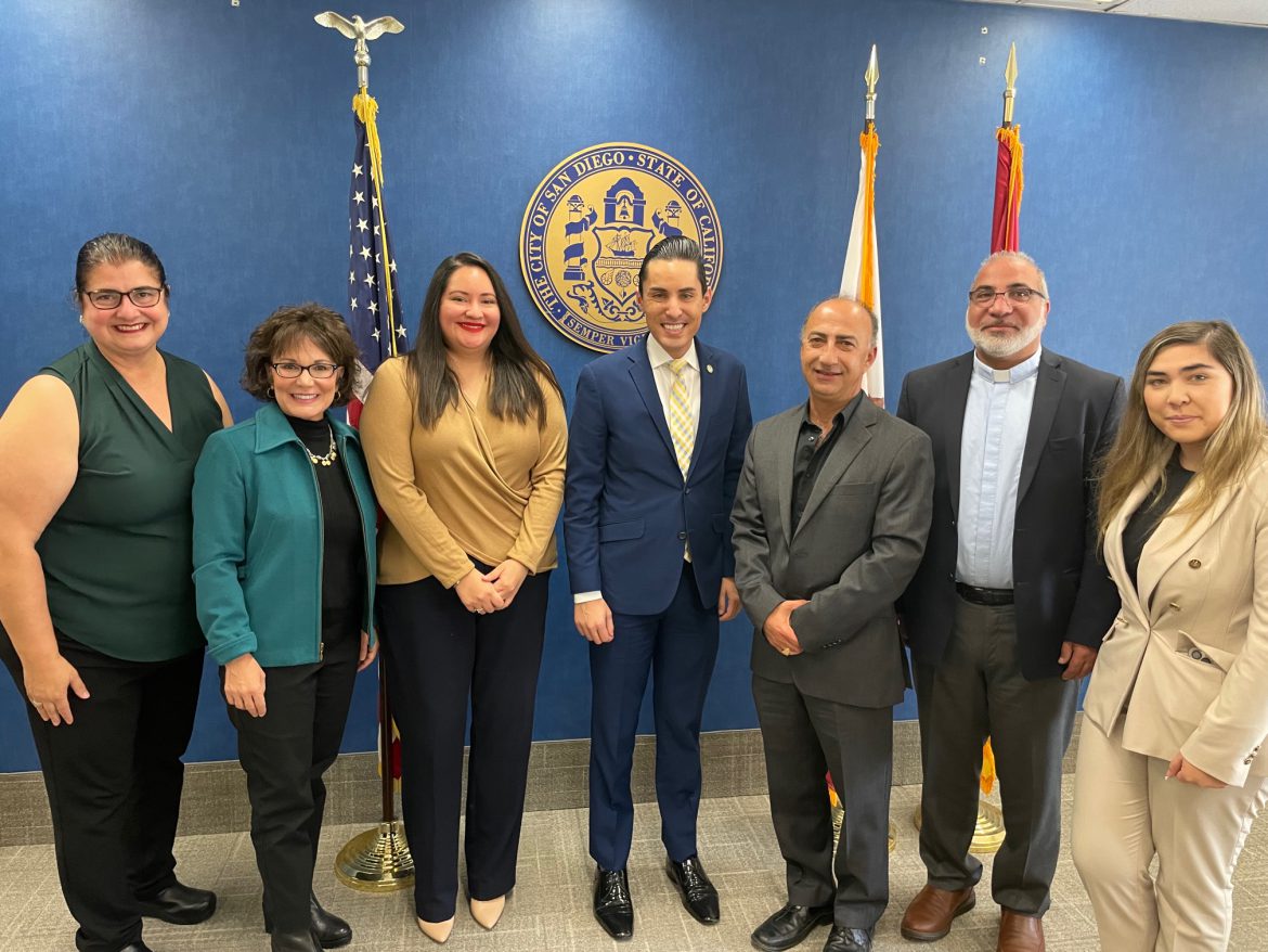 ARMENIAN CHURCH OF SAN DIEGO MEETS WITH MAYOR’S SENIOR STAFF